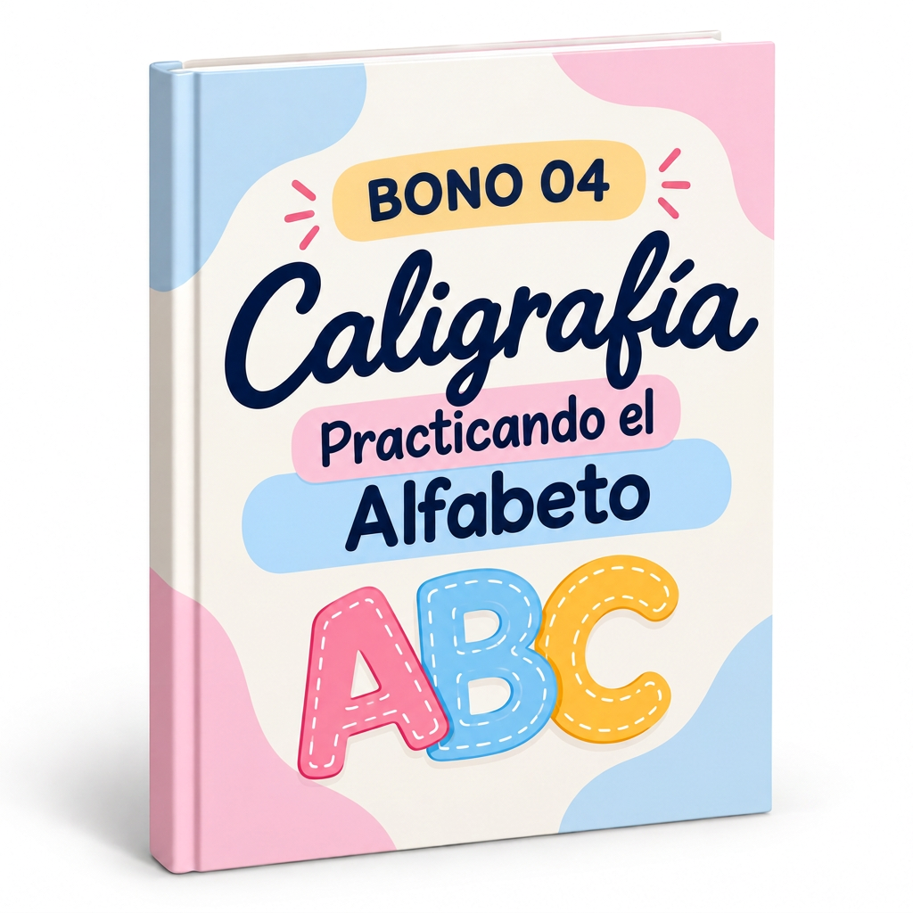 Portada del bono Caligrafía: Practicando el Alfabeto